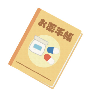 お薬手帳イラスト